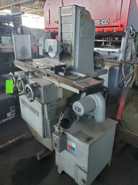 6" x 18" BROWN &amp; SHARPE SURFACE GRINDER. STOCK #0744122.