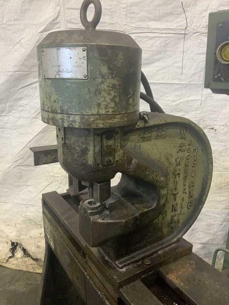 (2) 90 TON W A WHITNEY FLANGE HYDRAULIC PUNCH PRESS: STOCK #78821