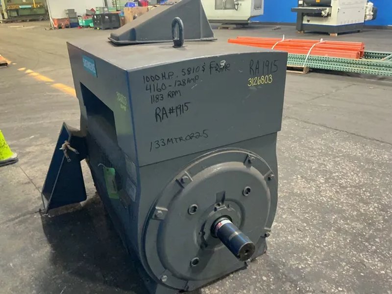 Siemens 1000 Hp Induction Motor