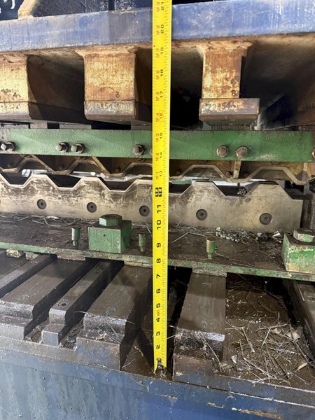 100 TON X 64" WIDE STAMCO MODEL #810-64 CUTOFF PRESS, WITH AIR CLUTCH: YOBRO #24793
