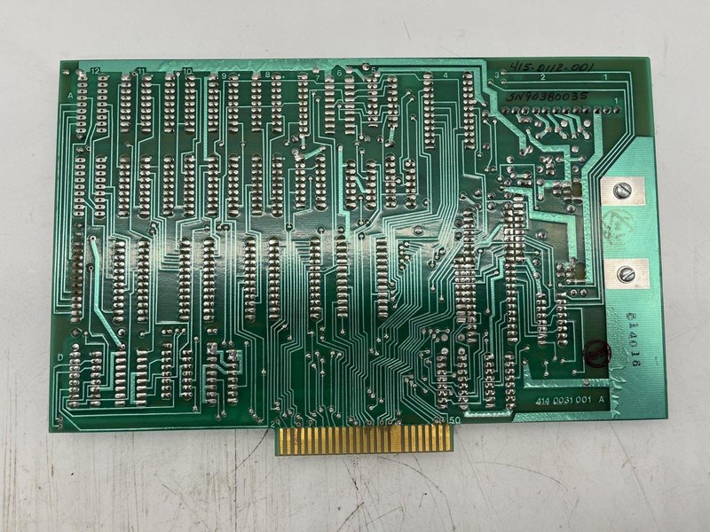 414-0031-001 A HURCO CONTROL BOARD STOCK #16006