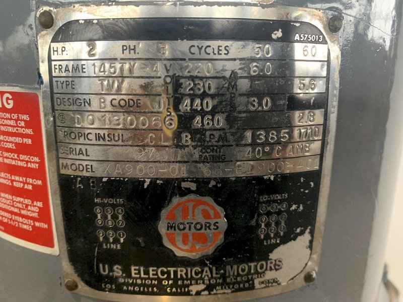 2 HP BRIDGEPORT SERIES 1 VERTICAL MILL. STOCK # 0312323