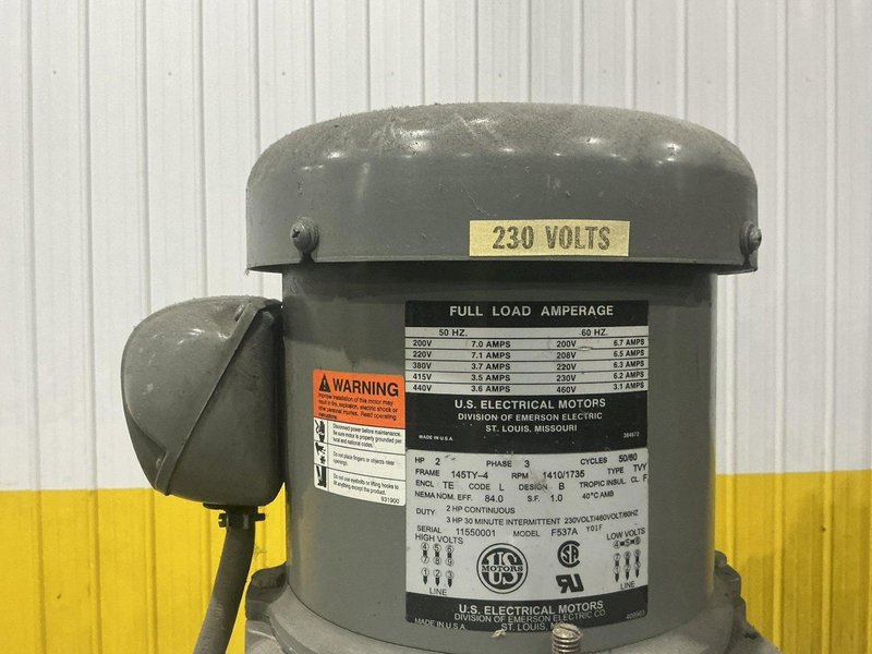 2 HP BRIDGEPORT SERIES I VERTICAL RAM TYPE KNEE MILL: YOBRO #26187