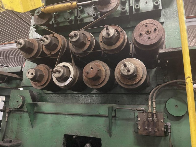 2-1/2" SUTTON MODEL 2-1/2L 18-ROLL 2-PLANE SHAPE &amp; BAR STRAIGHTENER. STOCK # 1060121