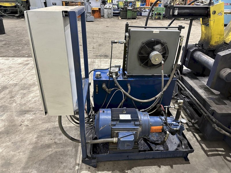 200 TON (2-3/8" TO 9-5/8") DIAMETER TRUE GRIT MODEL CT200 HYDRAULIC TUBE &amp; PIPE PUSH POINTER / END FORMER/ SWAGING PRESS: STOCK #22399