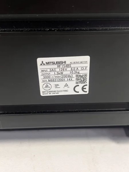 MITSUBISHI HF154BS-A51 AC SERVO MOTOR NEW WITH OPEN BOX