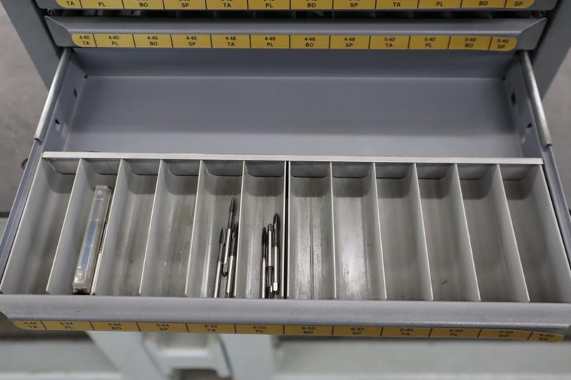 Huot Drill Index, Taps - 5 Drawer- Auction Item