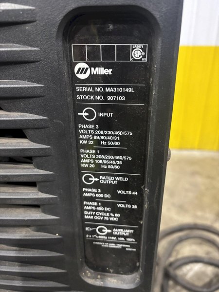 MILLER MAXSTAR 700 TIG WELDER: STOCK #22596