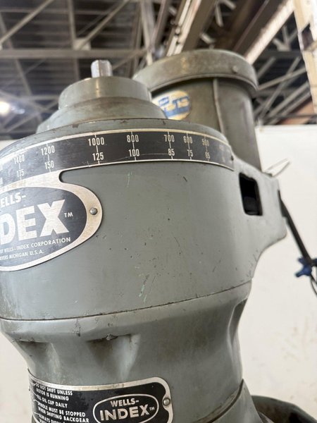 2HP WELLS INDEX MODEL 847 VERTICAL MILL. STOCK #1008025