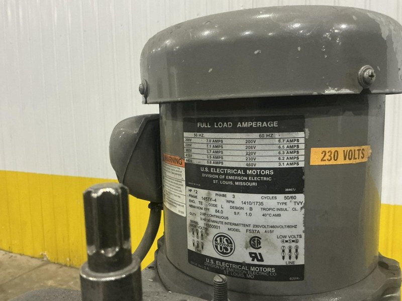 2 HP BRIDGEPORT SERIES I VERTICAL RAM TYPE KNEE MILL WITH DRO, POWER FEED: YOBRO #26188