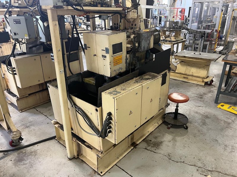Nutap Model MAS-14V Twin Spindle High Speed Bent Shank Tapper