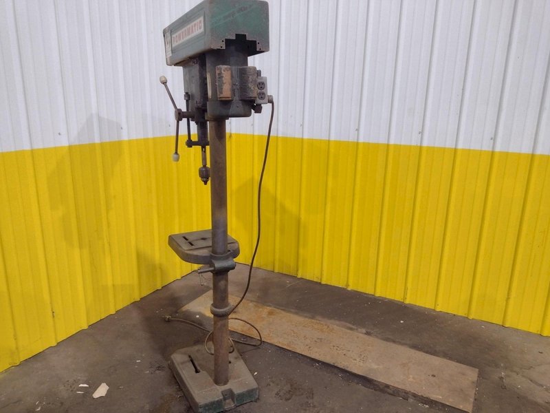 15" POWERMATIC MODEL #1150 SINGLE SPINDLE POWER DRILL PRESS: YOBRO #24294