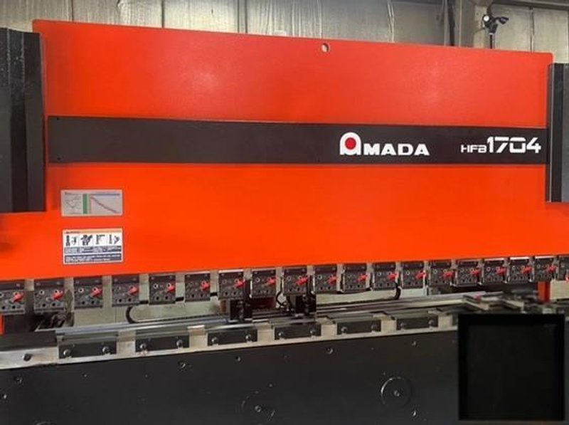AMADA Hydraulic Press Brake, Model HFB 1704