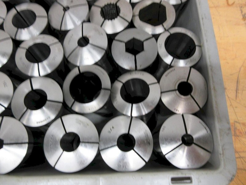 Hardinge &amp; Lyndex 16C Collets (30pcs) Assorted Diameters and Shapes- Auction Item