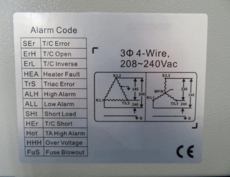 ZAG Equipment New TempEase HRCII-05 Hot Runner Controller, 5 zone, 240V