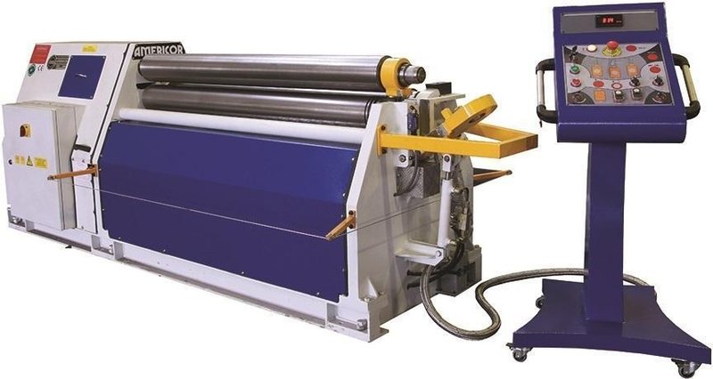 1/4" x 6 ft, New ECCO 3 Roll Plate Bending Roll, Model 3RSP 185/6
