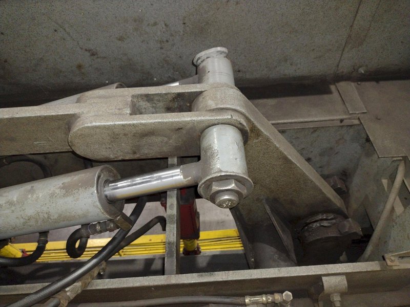 6' x 3/8" HTC MODEL #375-6S HYDRAULIC SHEAR: STOCK #21236