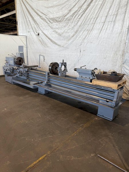 24" X 168" TOS TRENCIN SN55U ENGINE LATHE. STOCK # 0561325.