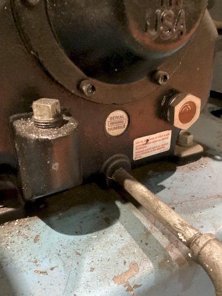 SPEEDAIRE 5Z405C Air Compressor w/ Unknown Tank USED AS-IS