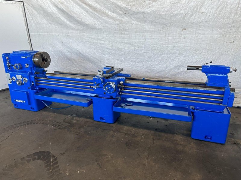 20" X 120" LANSING 20X120-T ENGINE LATHE. STOCK # 1158722
