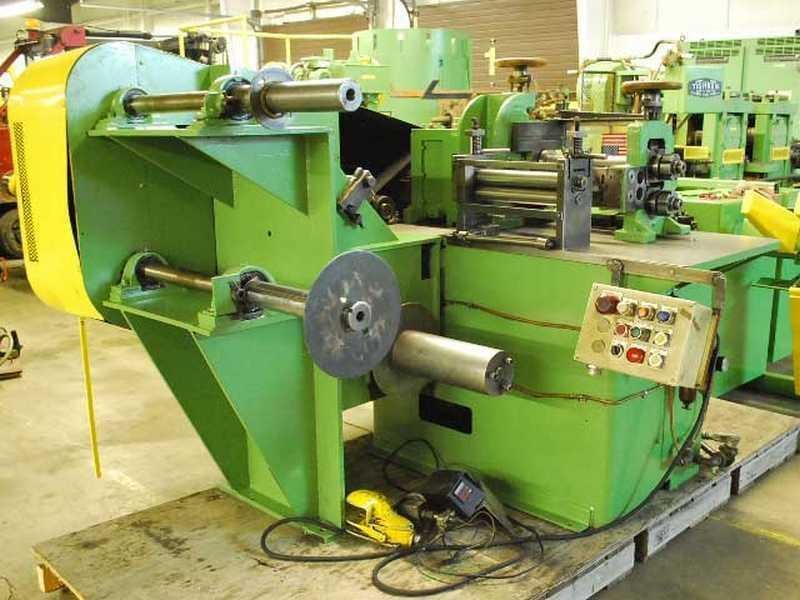 12" x 2.50" x 1,000# Ruesch Slitting Line STOCK#3201