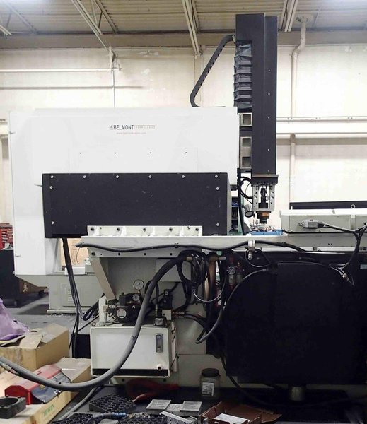 Belmont MX-166W CNC Sinker EDM, 2014 – 200 Amp, 8 ATC, 51″ x 28″, C-Axis