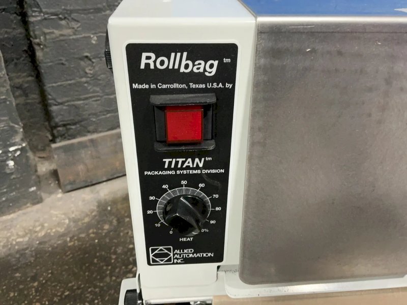Allied Automation Inc  Roll Machine  - 1055 Rollbag Semiauto