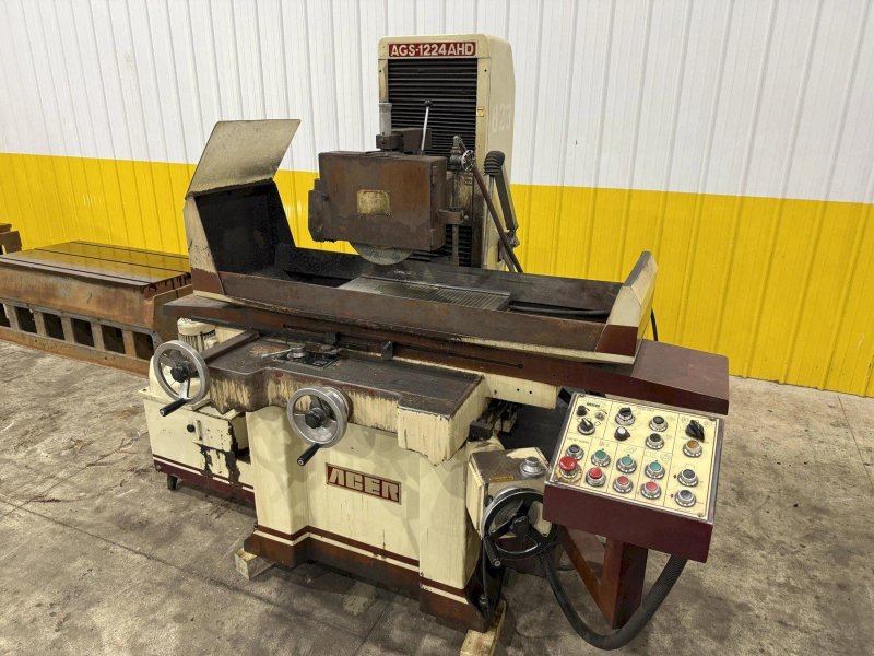 12" X 24" ACER MODEL #AGS-1224AHD HYDRAULIC HORIZONTAL SURFACE GRINDER: STOCK # 4144
