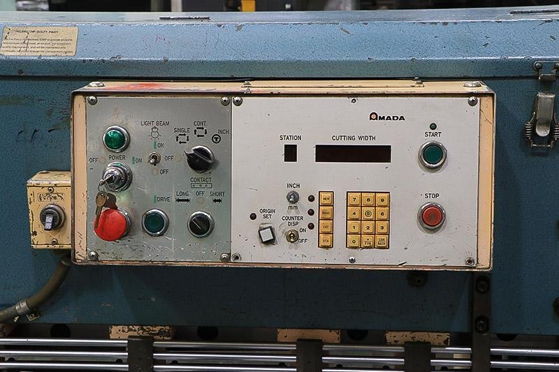 1/4" x 6' AMADA MECHANICAL SHEAR MODEL M-2060