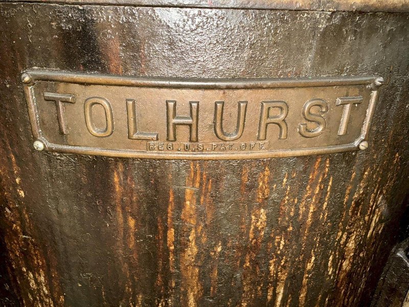48" WIDE TOLHURST MODEL #48 CHIP SPINNER &amp; OIL SEPARATING CENTRIFUGE : YOBRO #25010