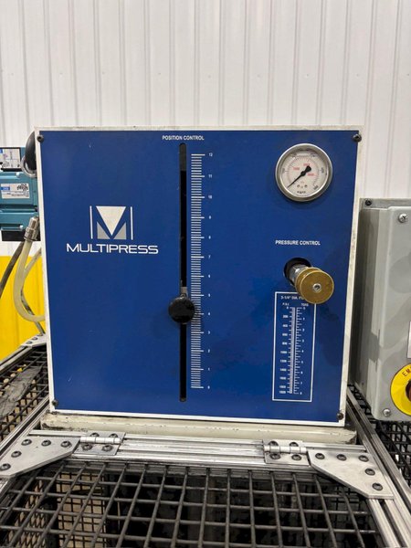 8 TON MULTIPRESS MODEL #M5P-8 HYDRAULIC C-FRAME PRESS 12" STROKE: YOBRO #24267