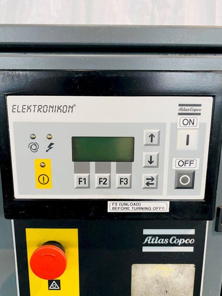25 HP ATLAS-COPCO GA-18 ROTARY SCREW AIR COMPRESSOR. STOCK # 0633521