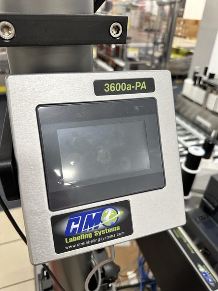 CTM 3600A-ZE511-4-2 (CTM 3600a-PA Series) Label Applicator with T-Base Stand and Tamp Home Sensor, Swing Away Tamp, Smart Tamp, 2023