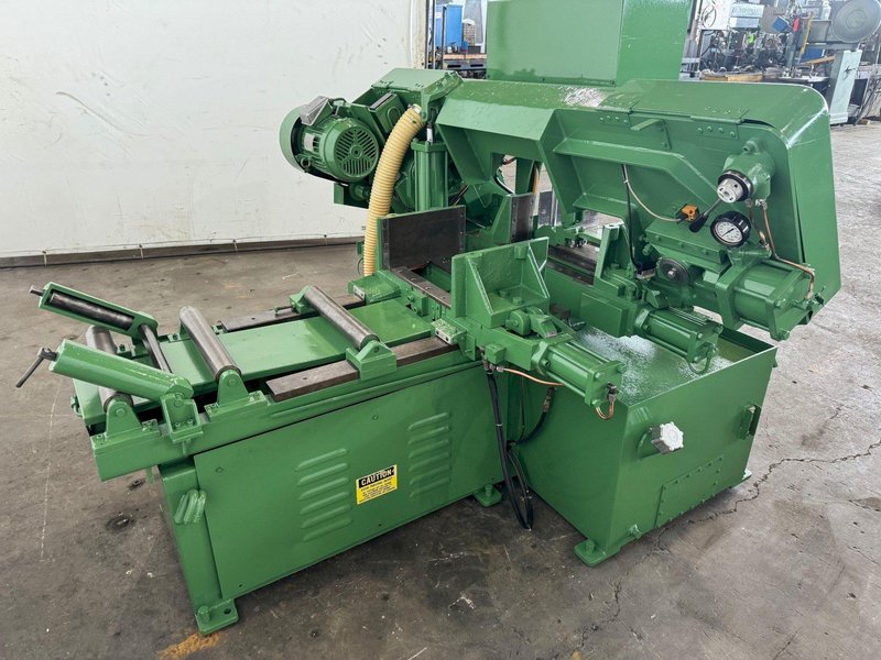 10" X 14" PEERLESS B1014A HORIZONTAL BANDSAW. STOCK # 0787424