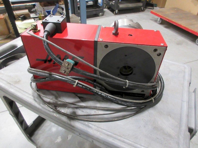 Haas HRT 210 Programmable Rotary Table (Brush Type), with Pratt Burnerd 8.25" 3-Jaw Manual Chuck- Auction Item
