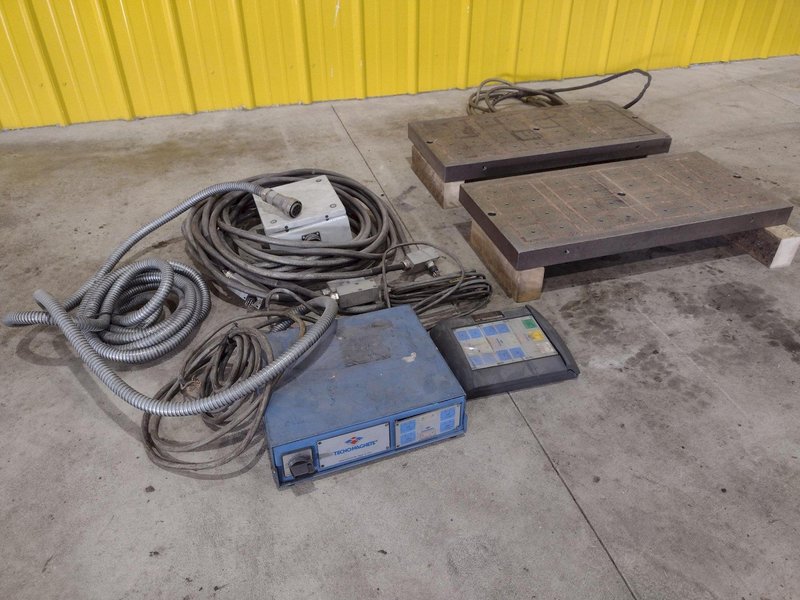 14" x 29" TECNOMAGNETE MODEL #QX408UMK6 MAGNETIC SURFACE CHUCK &amp; CONTROLS: STOCK #20551