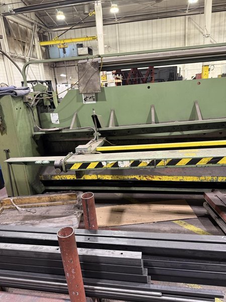 1/4″ x 12′ Betenbender 12-1/4 Hydraulic Power Shear, 2007 – Adjustable Blade Gap, Powered Back Gauge