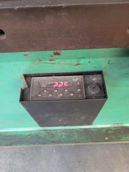 Accurpress 130 Ton X 10′ Hydraulic Press Brake Model 713010, Backgauge, 1990