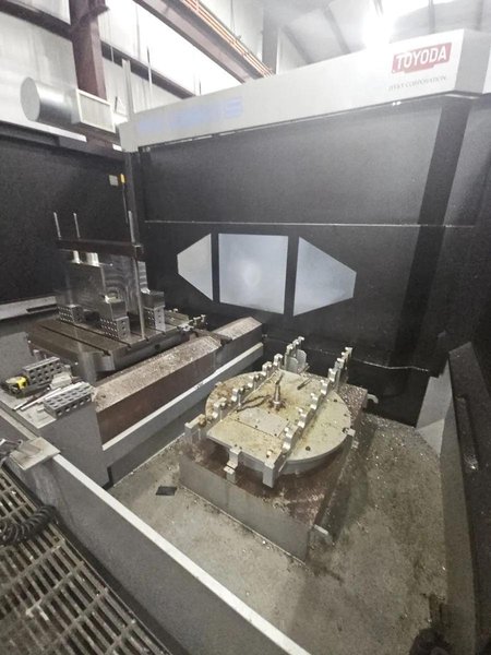 Toyoda FA1050S, Horizontal Machining Center, 2014 – Fanuc 31i-MB CNC Control, 1000 PSI TSC, CAT 50, Chip Blaster, Barnes Chip/Coolant Seperator, Low Hours