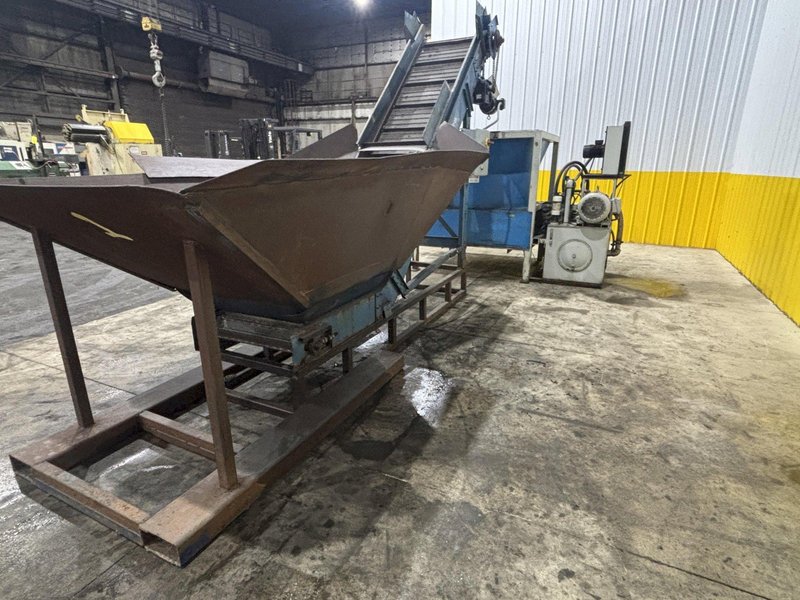 3" x 2.75" x 126 TON ARS MODEL #600 HYDRAULIC CHIP PUCKER BRIQUETTER: STOCK 22432