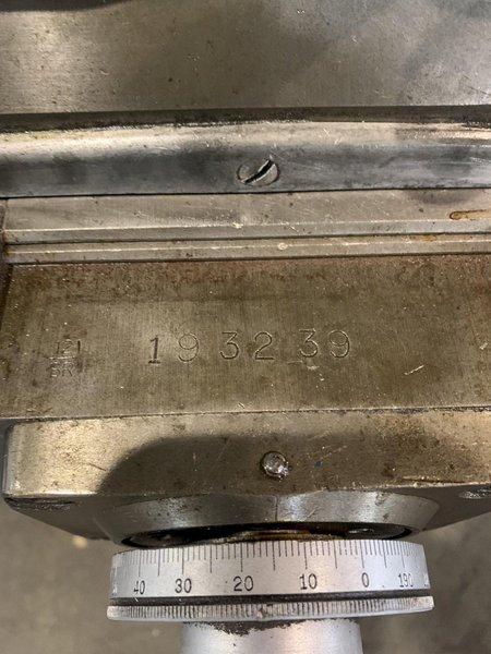 2 HP BRIDGEPORT SERIES 1 VERTICAL MILL. STOCK # 0312323