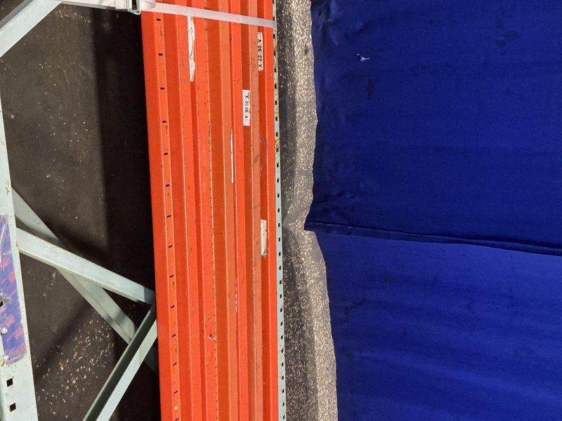 44” X 240” Pallet Racking - Teardrop
