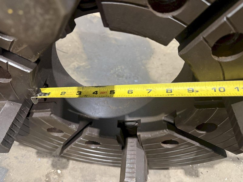 9" HOLLOW SPINDLE HOLE CHINYU INDEPENTANT 4-JAW LATHE CHUCK: YOBRO#26442