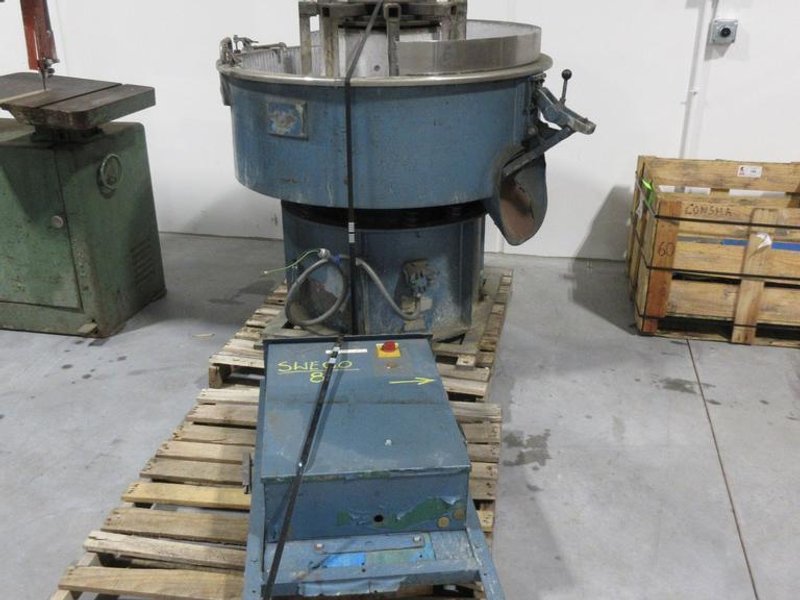 Sweco Vibro-Energy FMD-10HA Finishing Mill, 10 Cubic Ft Hopper, with Rotary Agitator