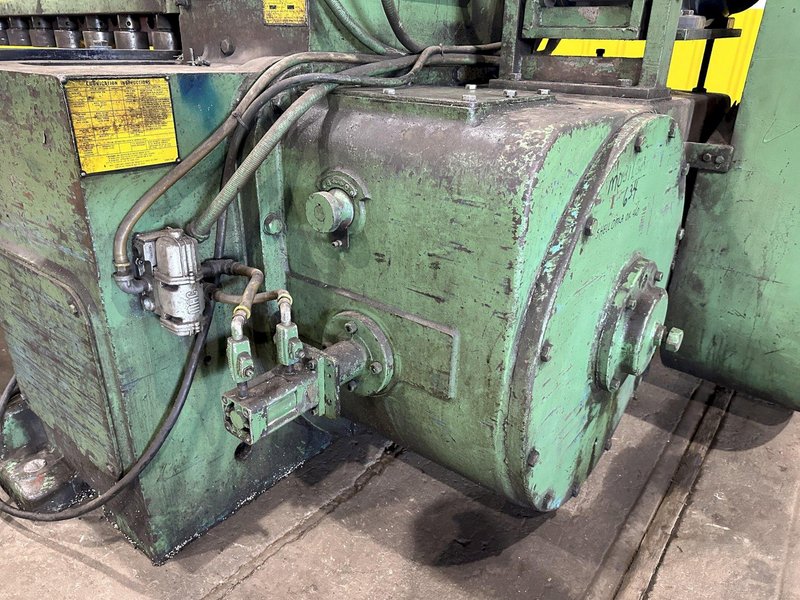 12' X 1/2" WYSONG MODEL #1250 MECHANICAL POWER SQUARING SHEAR: STOCK #19618