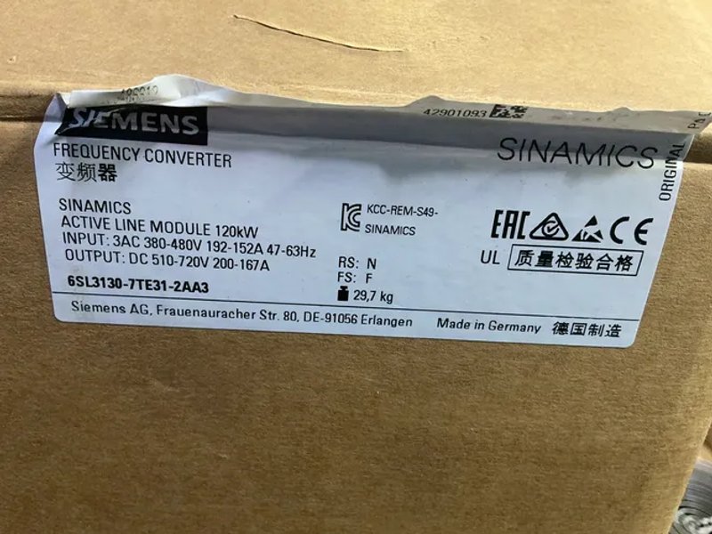 Siemens  Active Line Module  - 6sl3130-7te31-2aa3
