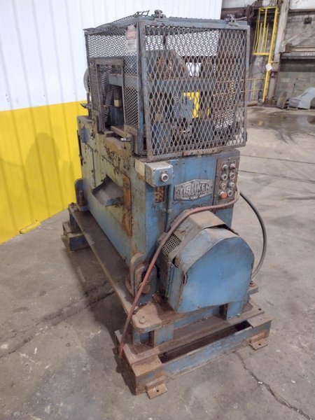25 TON TISHKEN 4-POST CUTOFF PRESS, 2.5" STROKE: STOCK #19251