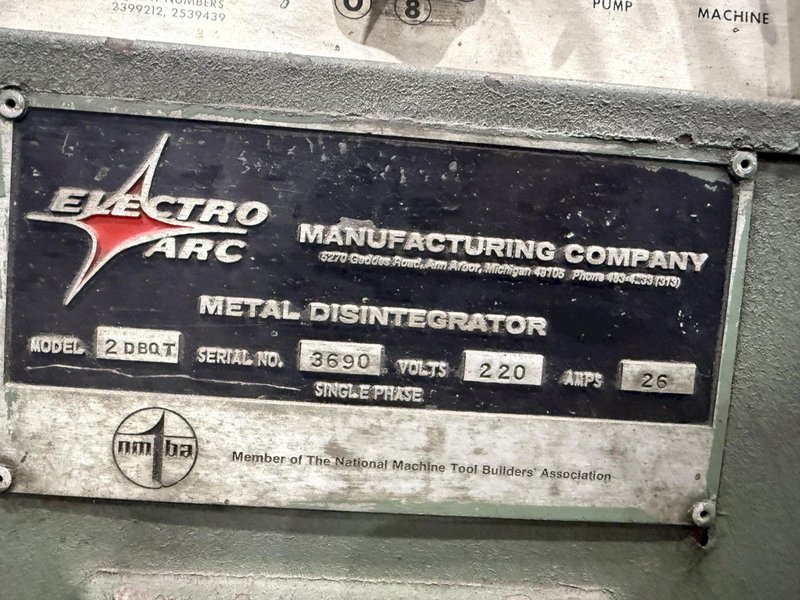 10 KVA ELECTRO ARC MODEL #2-DBQT TAP DISINTEGRATOR &amp; ARC-ER HEAD : YOBRO #25002