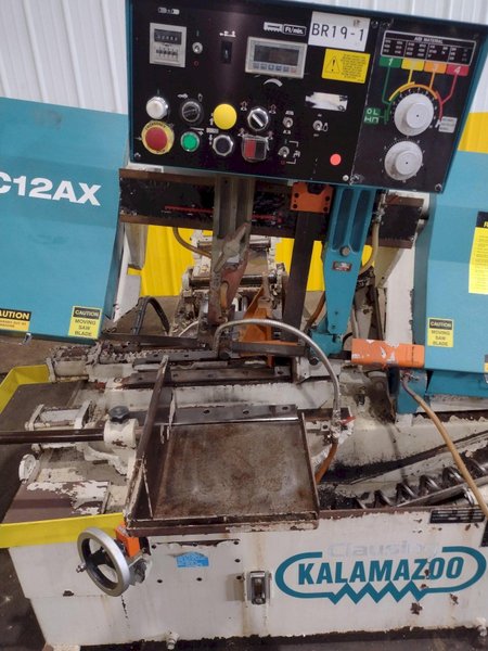 12" x 12" KALAMAZOO MODEL #KC12AX AUTOMATIC HORIZONTAL BANDSAW: STOCK #18790