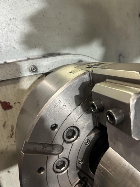 Mazak Slant Turn 50N CNC Lathe, 2006 – Tailstock, Steady Rest
